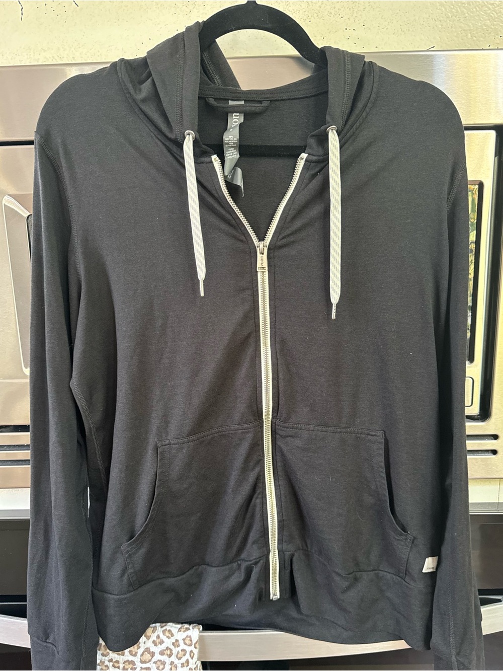 Vuori Black Zip Hoodie - Picture 1 of 4